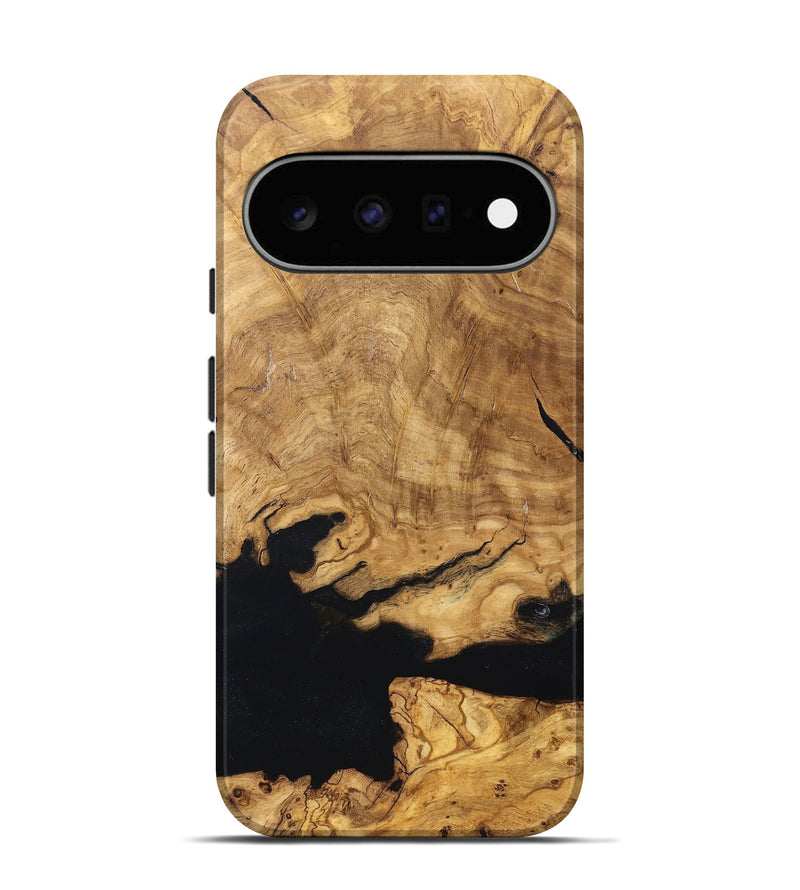 Pixel 11 Wood Live Edge Phone Case - Sanai (Pure Black, 830672)