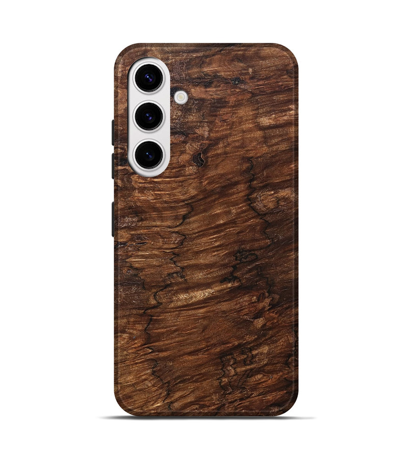 Galaxy S25 Wood Live Edge Phone Case - Amoura (Wood Burl, 830673)