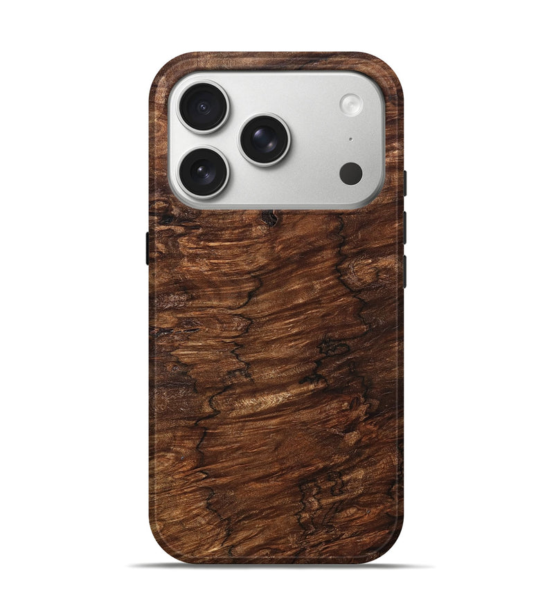 iPhone 17 Pro Wood Live Edge Phone Case - Amoura (Wood Burl, 830673)