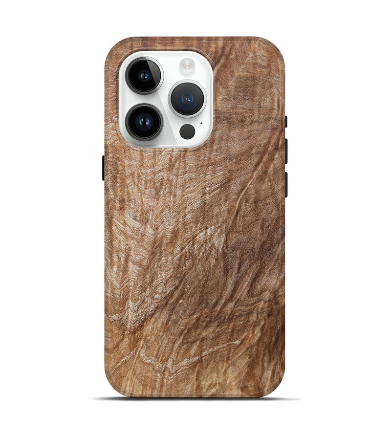 iPhone 15 Pro Wood Live Edge Phone Case - Rosetta (Solid Wood, 830675)