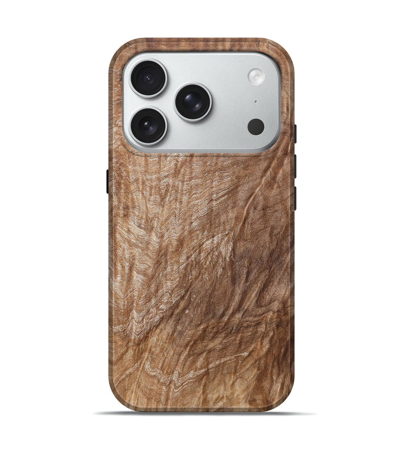 iPhone 18 Pro Wood Live Edge Phone Case - Rosetta (Solid Wood, 830675)