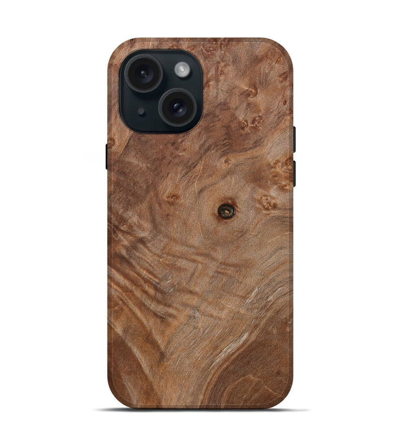 iPhone 15 Wood Live Edge Phone Case - Layton (Solid Wood, 830682)
