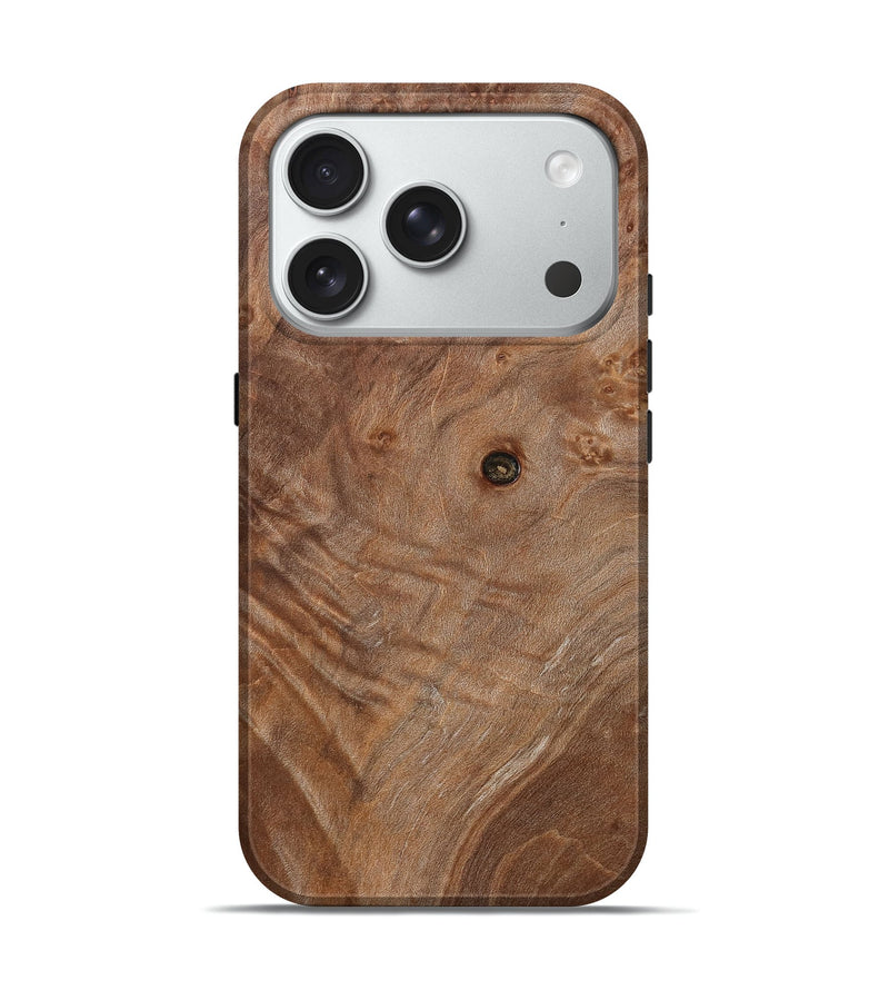 iPhone 18 Pro Wood Live Edge Phone Case - Layton (Solid Wood, 830682)