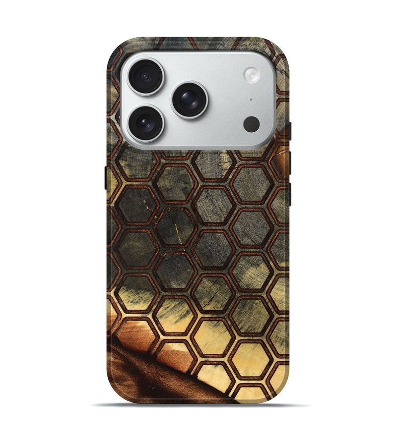iPhone 18 Pro Wood Live Edge Phone Case - Ridge (Pattern, 830683)