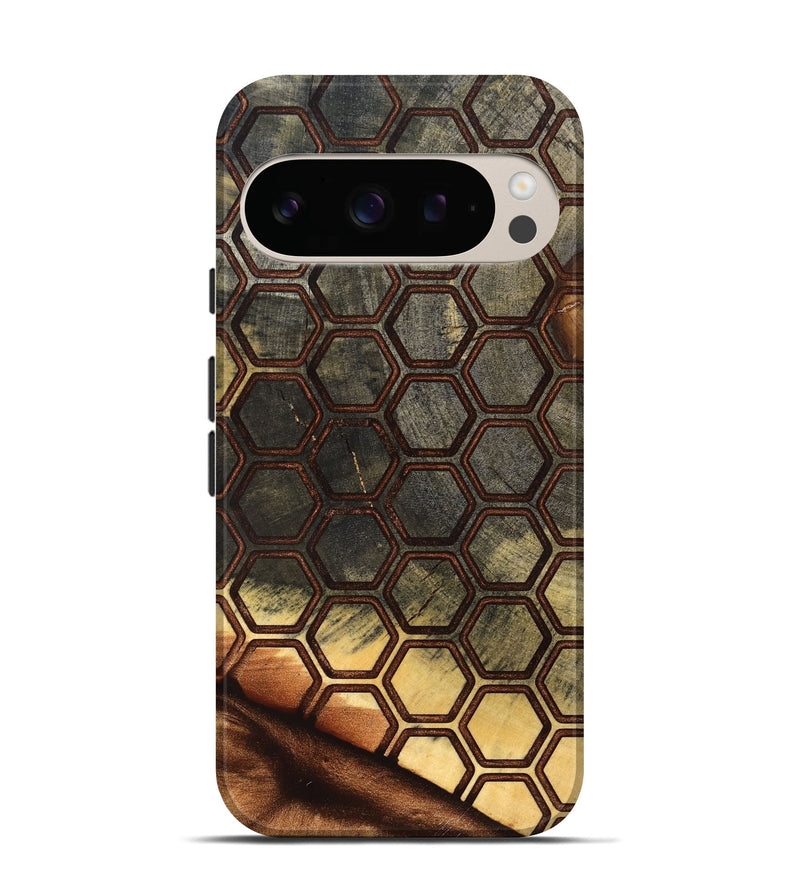 Pixel 10 Pro Wood Live Edge Phone Case - Ridge (Pattern, 830683)