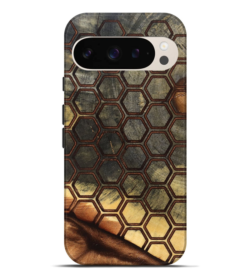 Pixel 9 Pro XL Wood Live Edge Phone Case - Ridge (Pattern, 830683)