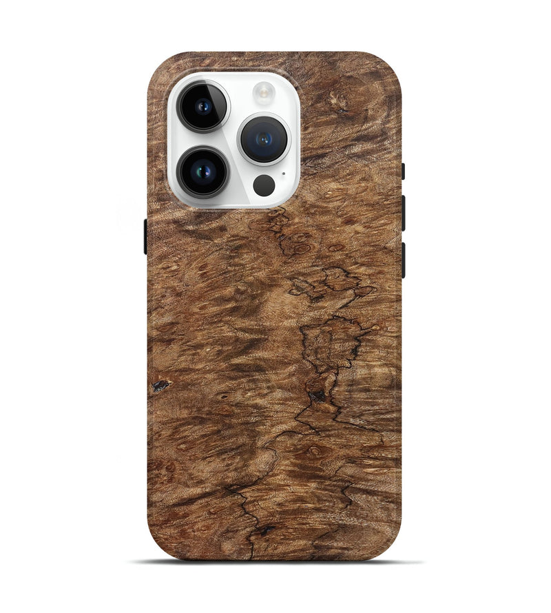 iPhone 15 Pro Wood Live Edge Phone Case - Adella (Solid Wood, 830684)