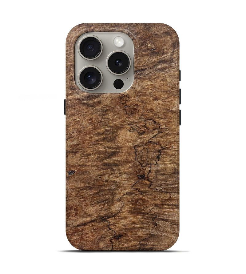 iPhone 16 Pro Wood Live Edge Phone Case - Adella (Solid Wood, 830684)
