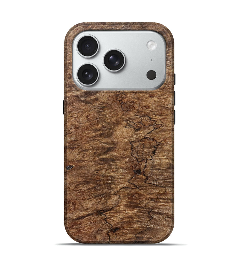 iPhone 18 Pro Wood Live Edge Phone Case - Adella (Solid Wood, 830684)