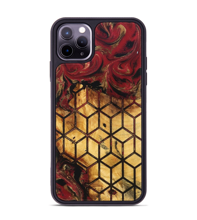 iPhone 11 Pro Max Wood Phone Case - Shanta (Pattern, 830761)