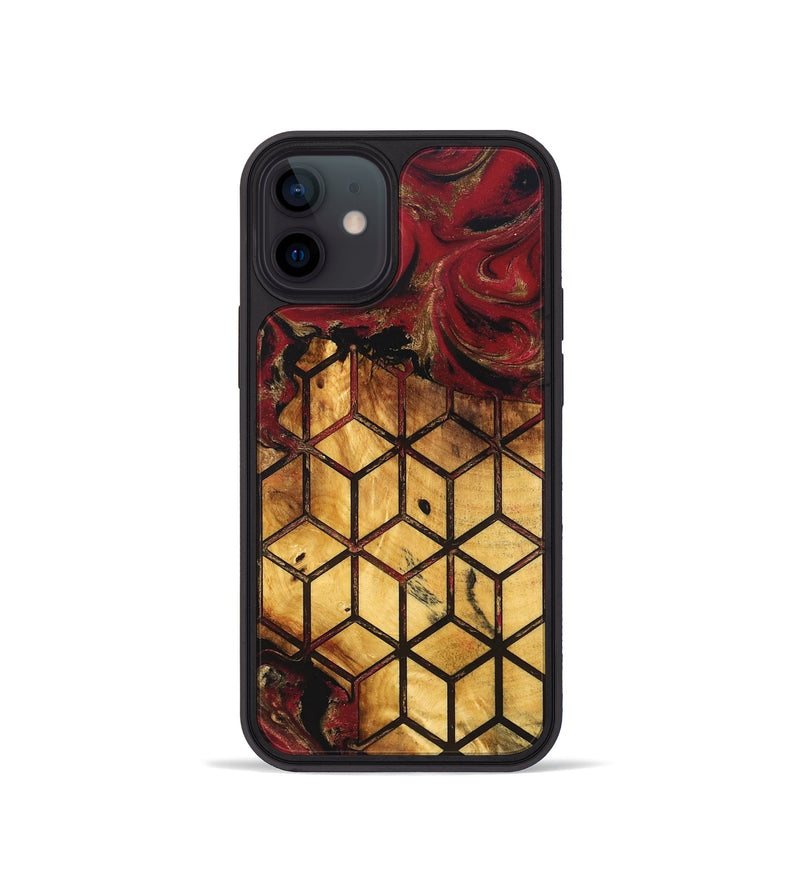 iPhone 12 mini Wood Phone Case - Shanta (Pattern, 830761)