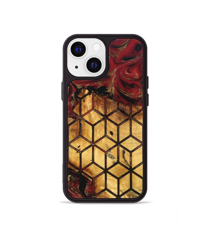 iPhone 13 mini Wood Phone Case - Shanta (Pattern, 830761)