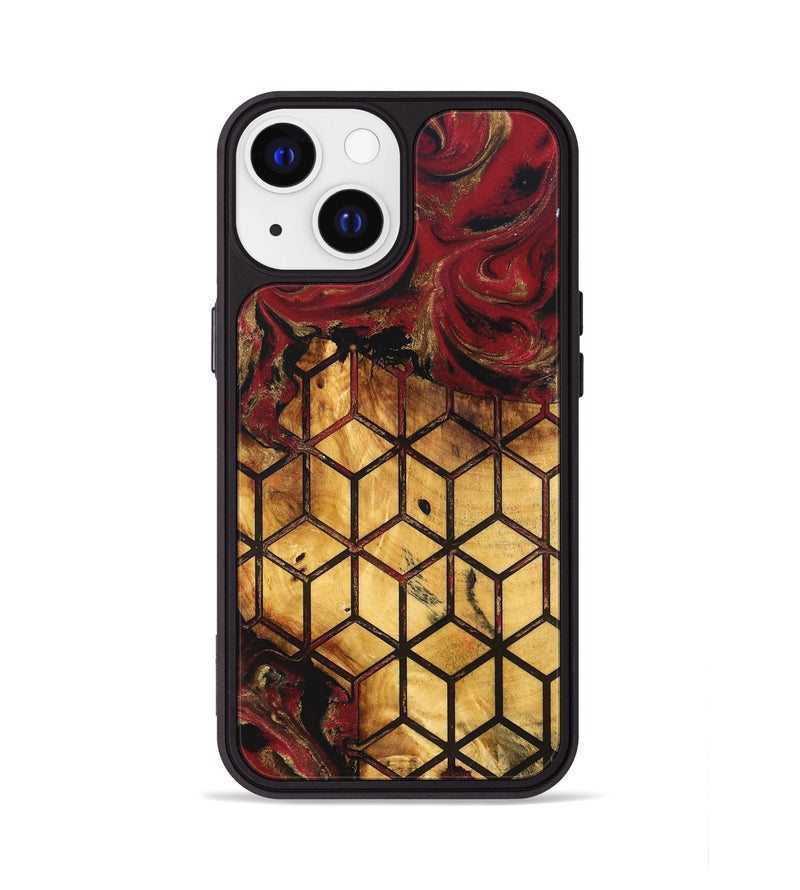 iPhone 13 Wood Phone Case - Shanta (Pattern, 830761)