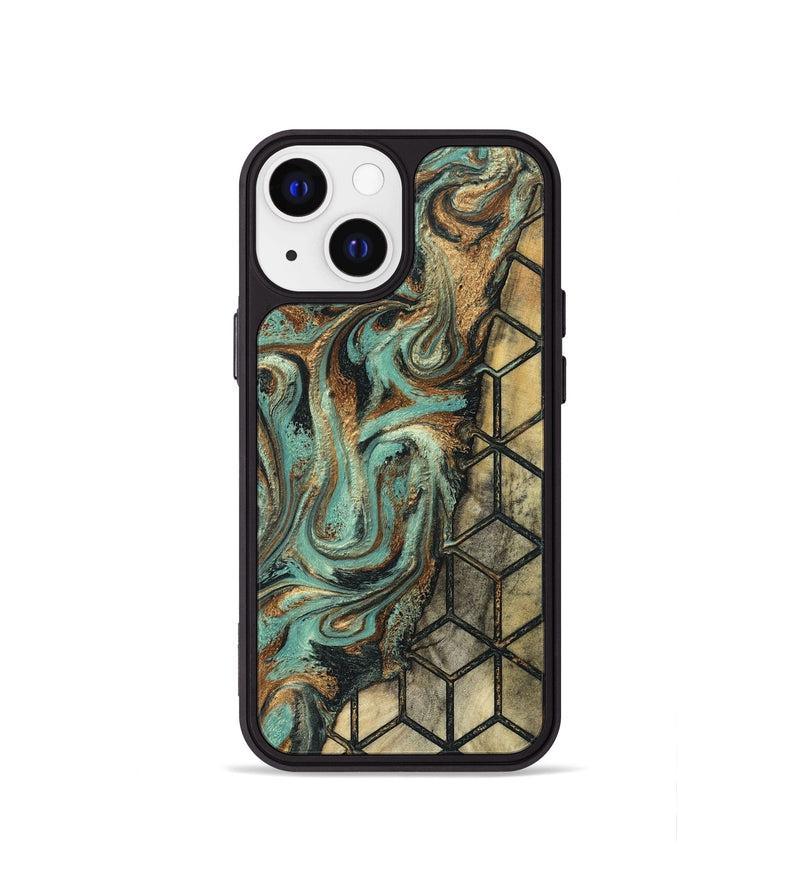 iPhone 13 mini Wood Phone Case - Emmitt (Pattern, 830763)