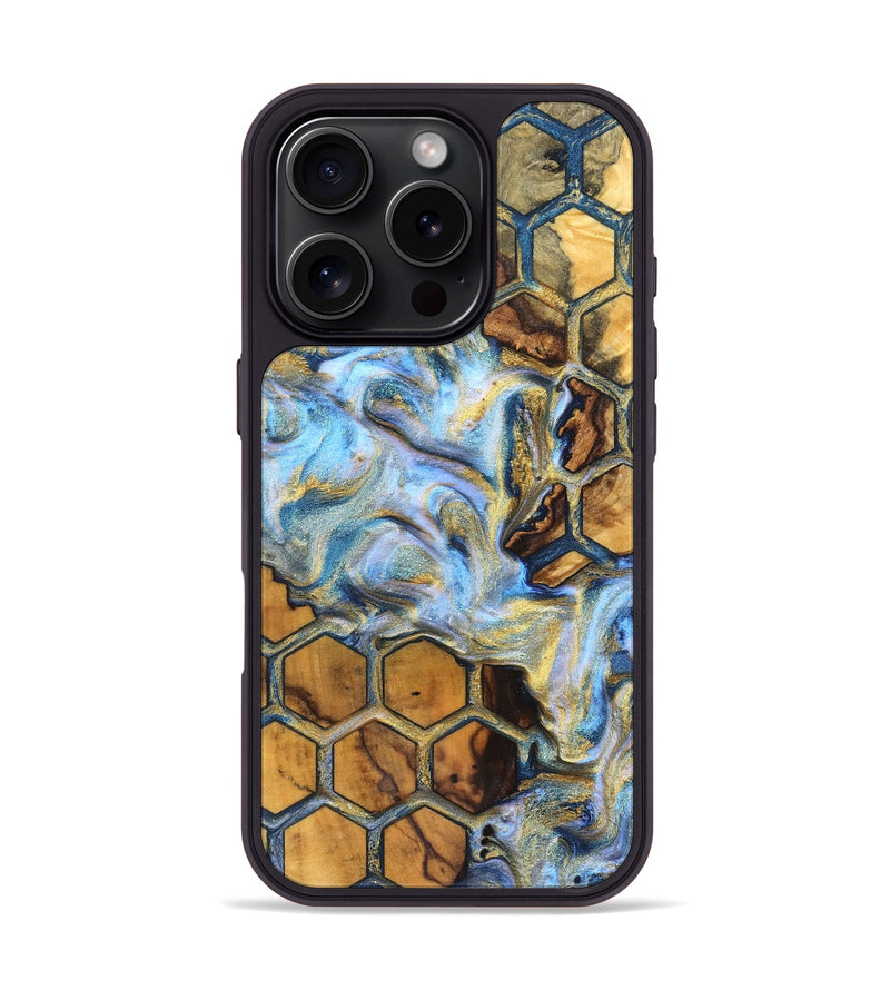 iPhone 16 Pro Wood Phone Case - Titan (Pattern, 830767)