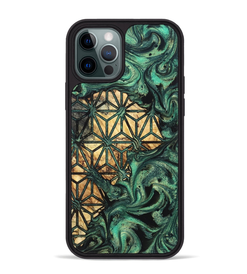 iPhone 12 Pro Max Wood Phone Case - Kaye (Pattern, 830768)