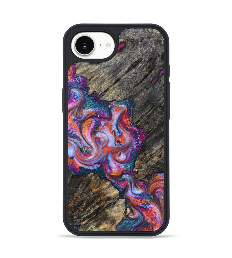 iPhone 17e Wood Phone Case - Taya (Blue, 830779)