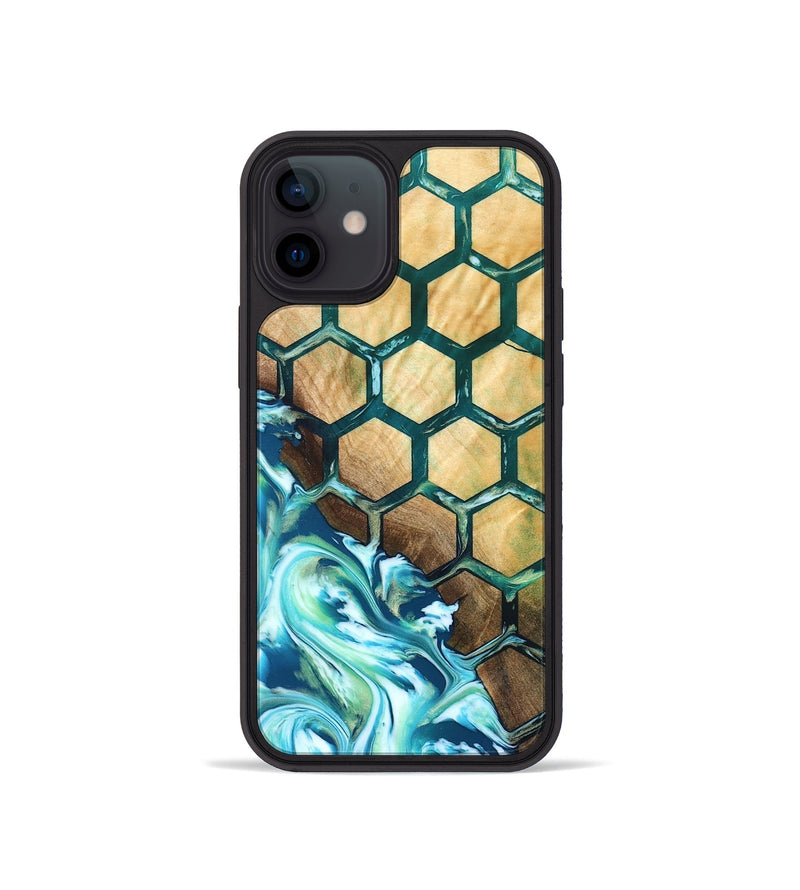 iPhone 12 mini Wood Phone Case - Dax (Pattern, 830785)