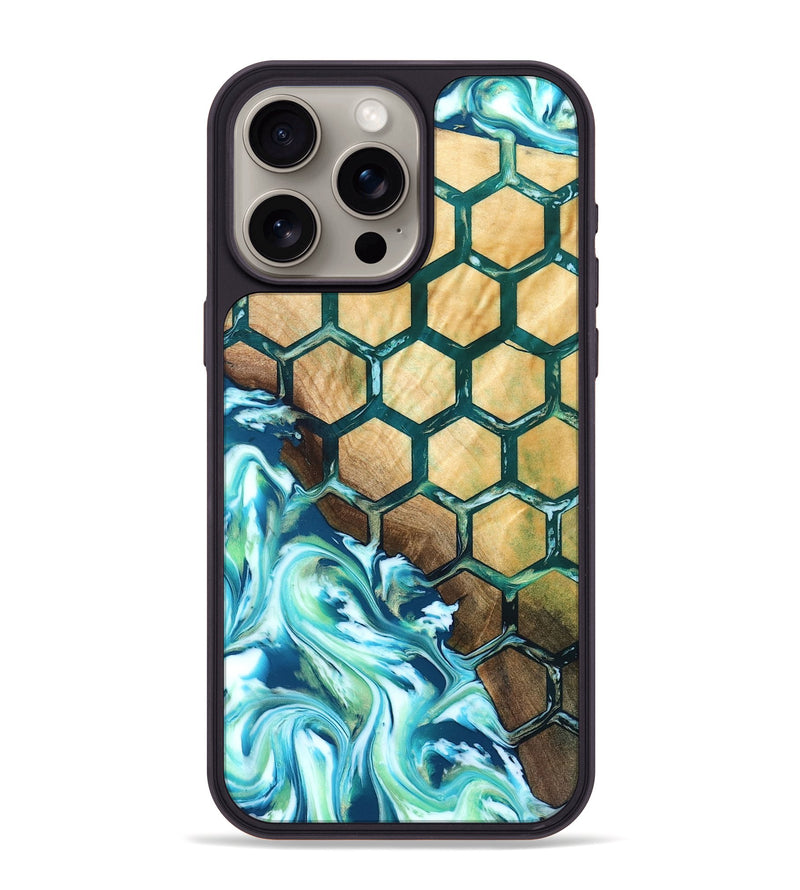 iPhone 15 Pro Max Wood Phone Case - Dax (Pattern, 830785)