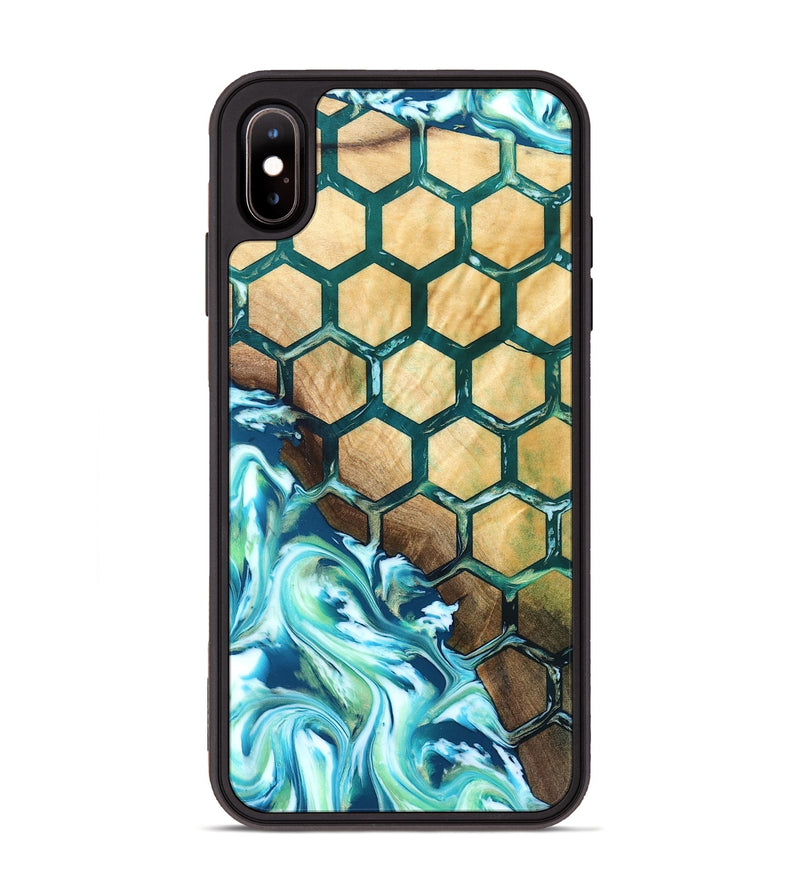 iPhone Xs Max Wood Phone Case - Dax (Pattern, 830785)