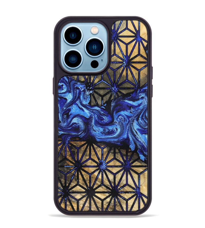 iPhone 14 Pro Max Wood Phone Case - Maryam (Pattern, 830786)