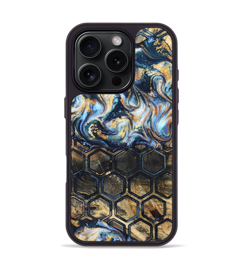 iPhone 16 Pro Wood Phone Case - Chris (Pattern, 830787)