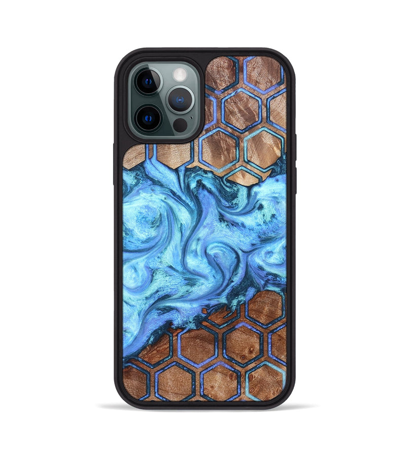 iPhone 12 Pro Wood Phone Case - Ivan (Pattern, 830788)