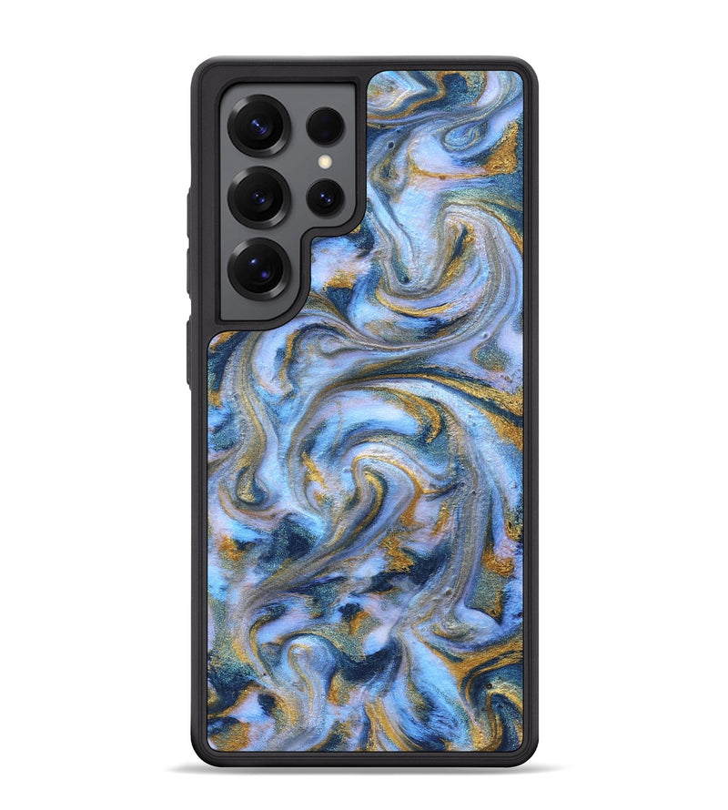 Galaxy S25 Ultra ResinArt Phone Case - Murray (Teal & Gold, 830791)