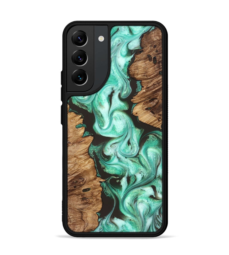 Galaxy S22 Plus Wood Phone Case - Leticia (Green, 830794)