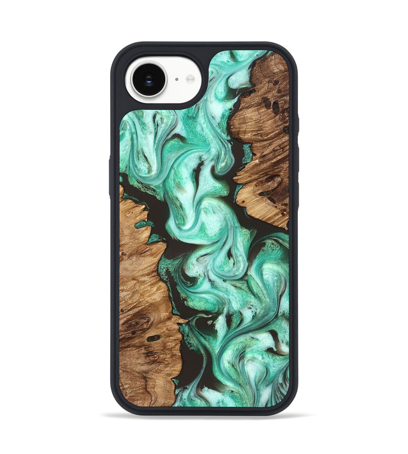 iPhone 17e Wood Phone Case - Leticia (Green, 830794)