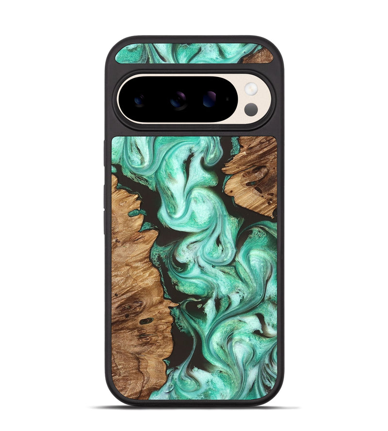 Pixel 10 Wood Phone Case - Leticia (Green, 830794)