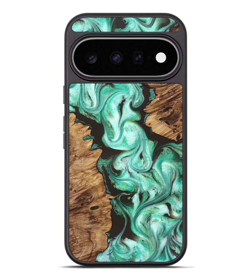 Pixel 11 Pro XL Wood Phone Case - Leticia (Green, 830794)