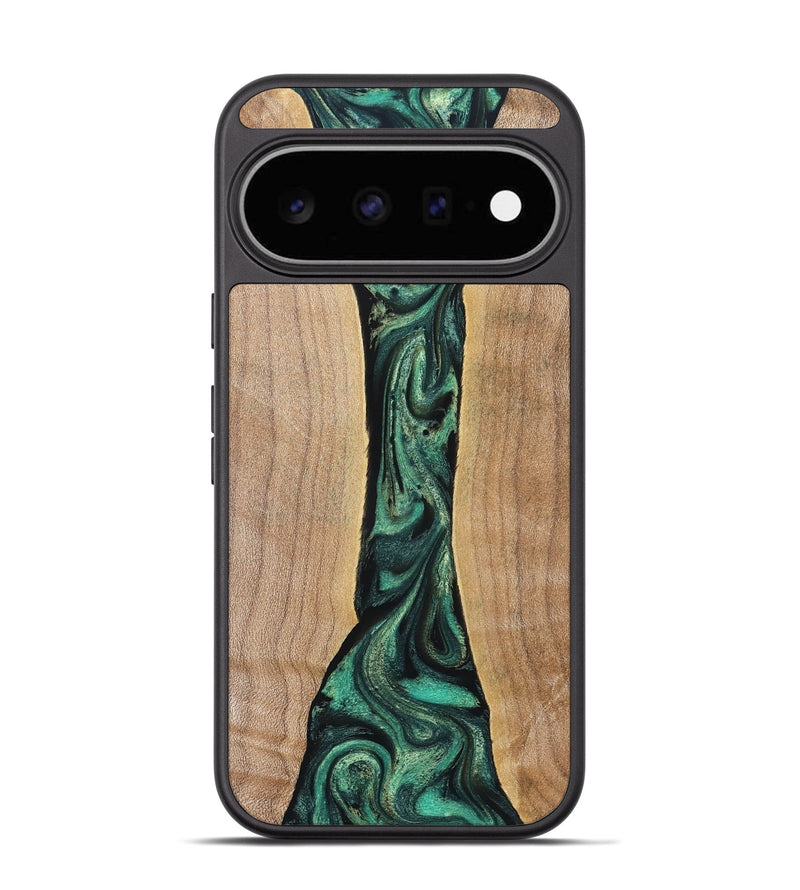 Pixel 11 Wood Phone Case - Benita (Green, 830797)