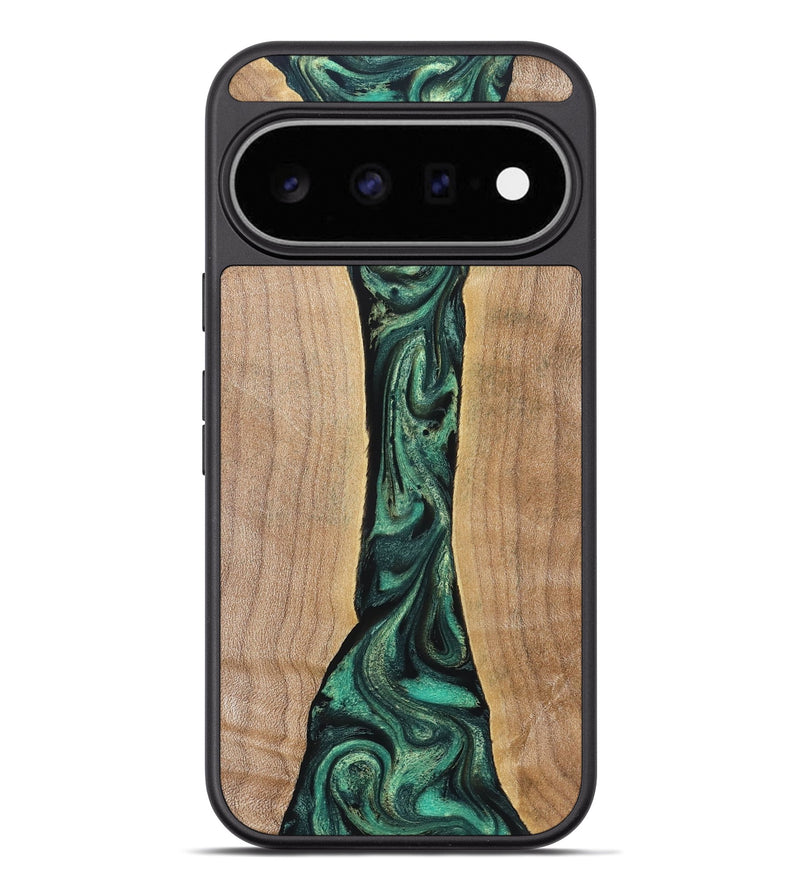 Pixel 11 Pro XL Wood Phone Case - Benita (Green, 830797)