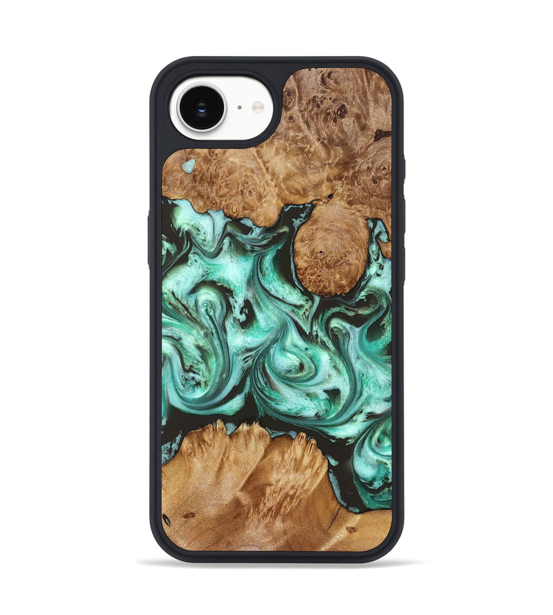 iPhone 16e Wood Phone Case - Savana (Green, 830802)