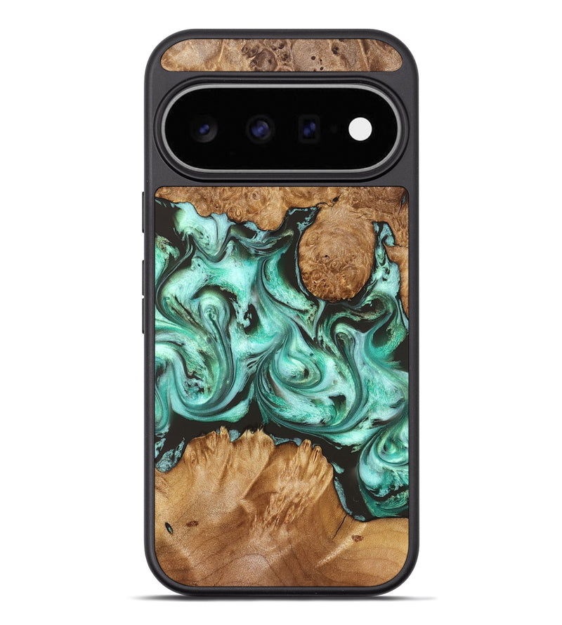 Pixel 11 Pro XL Wood Phone Case - Savana (Green, 830802)
