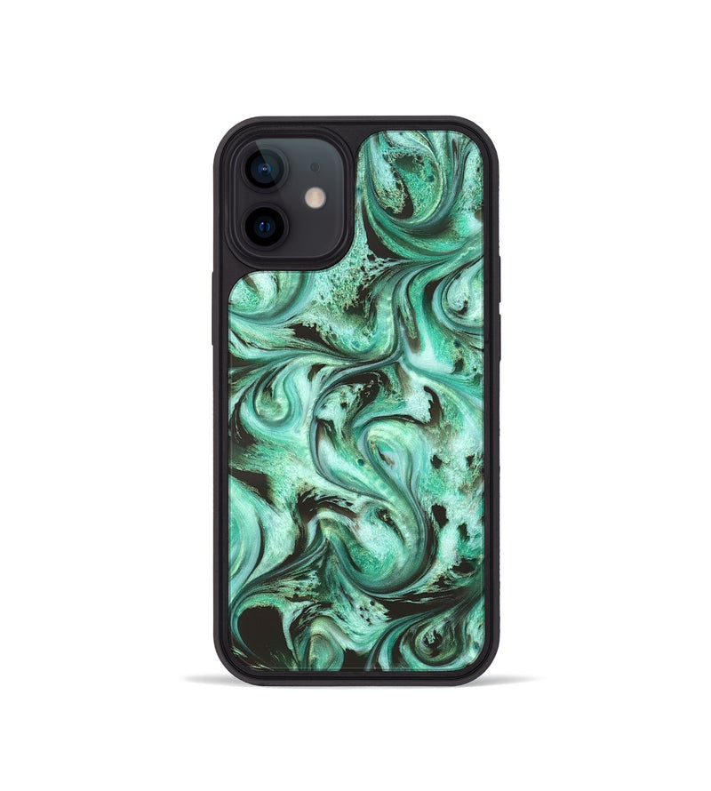 iPhone 12 mini ResinArt Phone Case - Khai (Green, 830805)