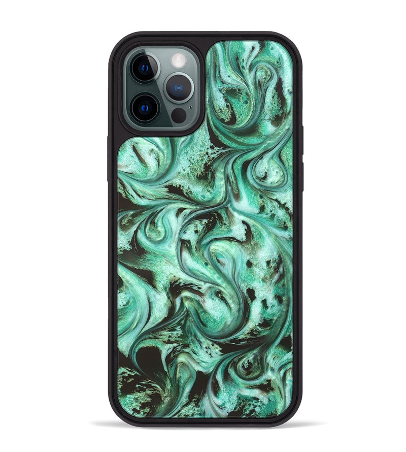 iPhone 12 Pro Max ResinArt Phone Case - Khai (Green, 830805)