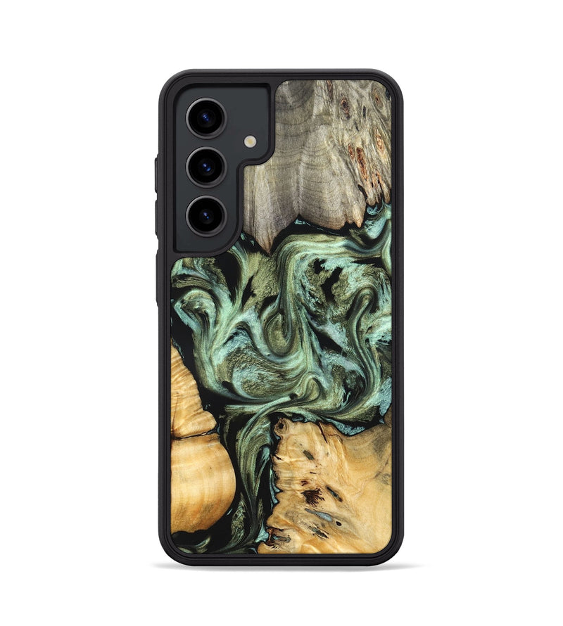 Galaxy S24 Wood Phone Case - Selene (Green, 830807)