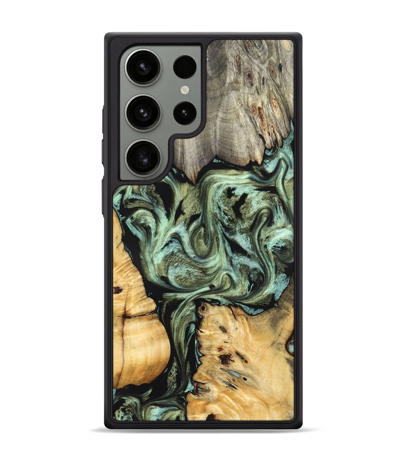Galaxy S24 Ultra Wood Phone Case - Selene (Green, 830807)