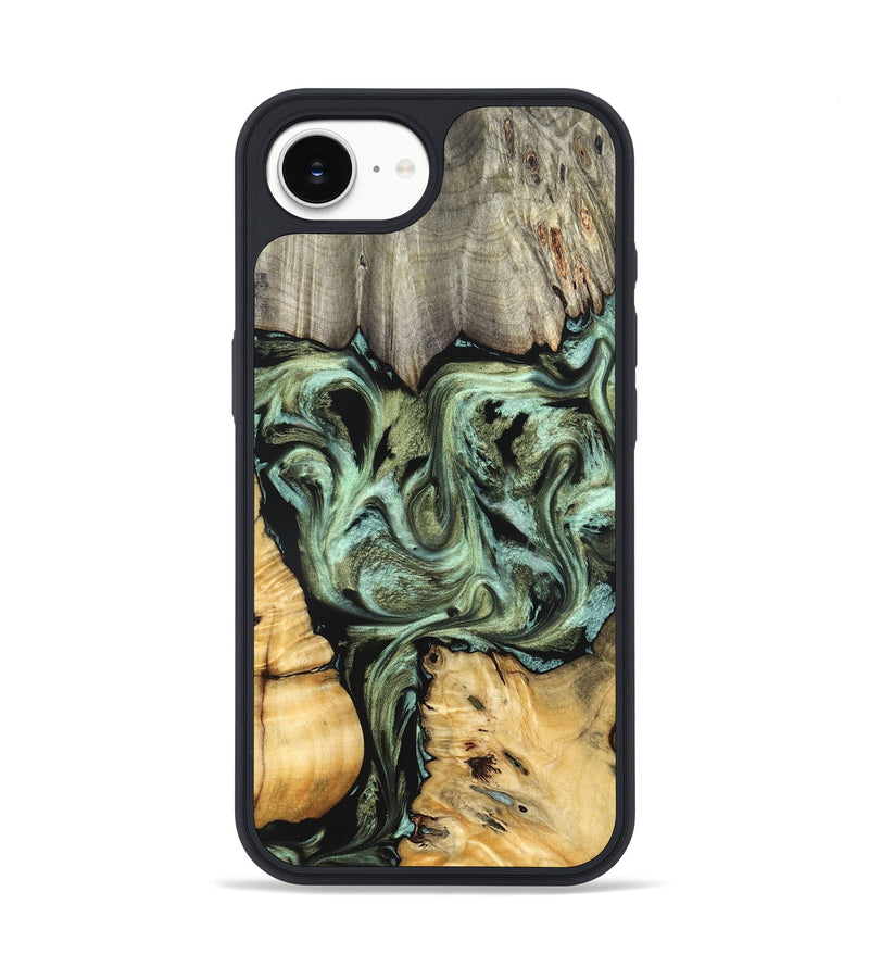 iPhone 17e Wood Phone Case - Selene (Green, 830807)
