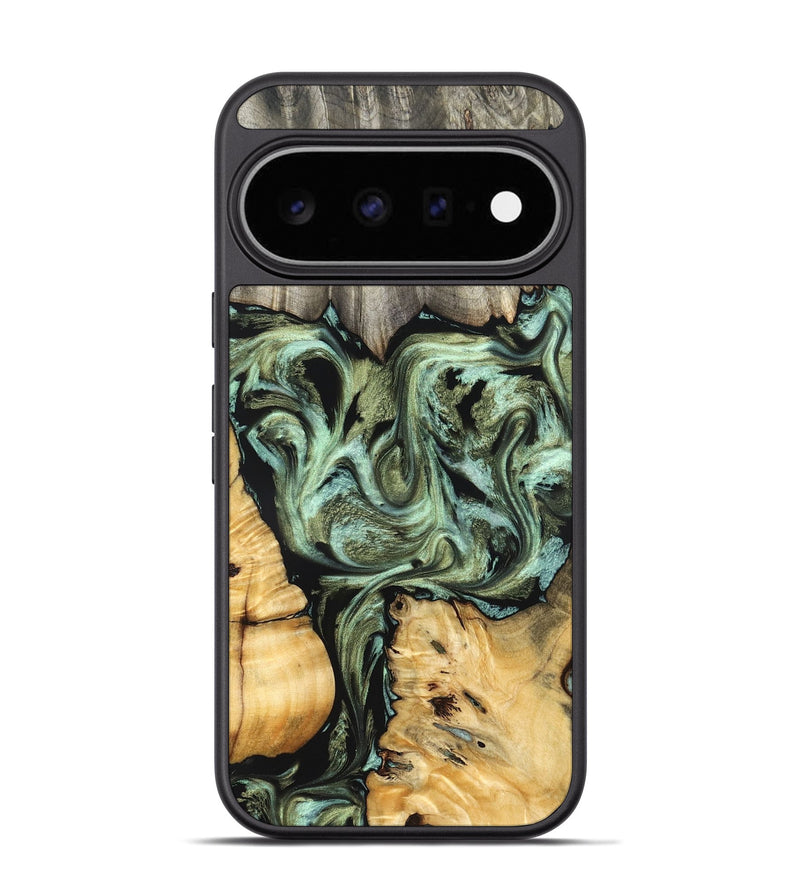 Pixel 11 Pro Wood Phone Case - Selene (Green, 830807)