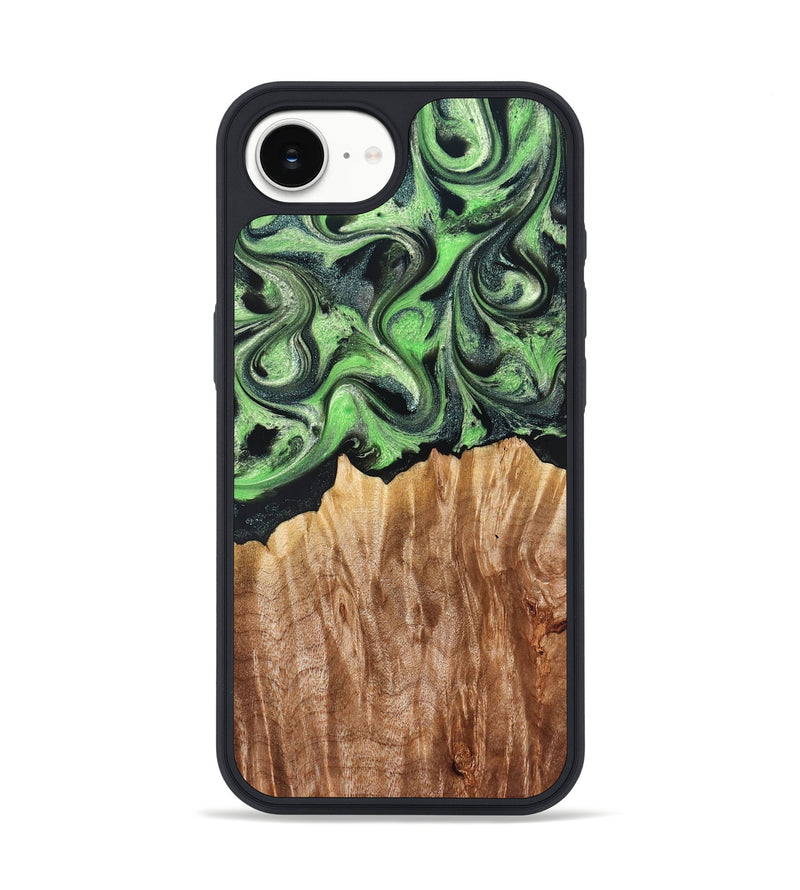 iPhone 17e Wood Phone Case - Troy (Green, 830808)