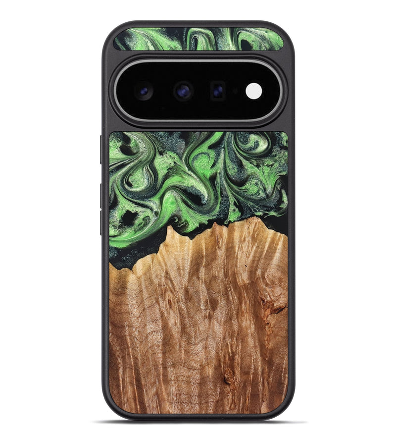 Pixel 11 Pro XL Wood Phone Case - Troy (Green, 830808)
