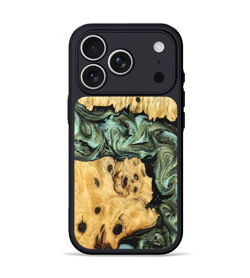 iPhone 17 Pro Wood Phone Case - Lona (Green, 830809)