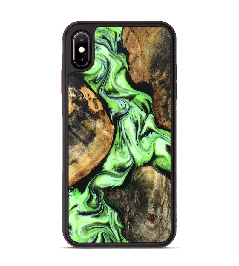 iPhone Xs Max Wood Phone Case - Wendell (Neon, 830810)