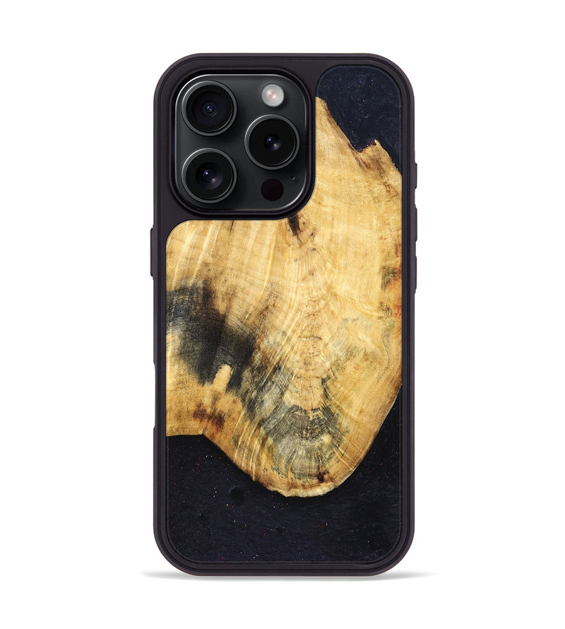 iPhone 16 Pro Wood Phone Case - Evelynn (Wood Burl, 830811)