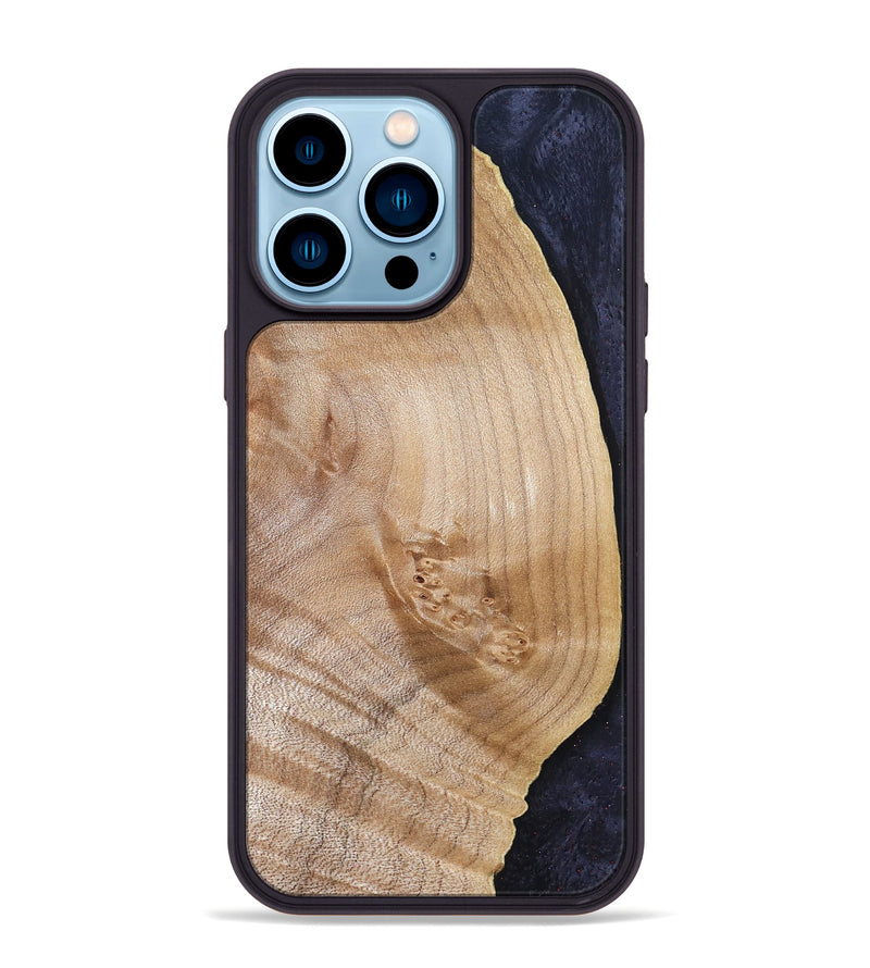 iPhone 14 Pro Max Wood Phone Case - Eric (Wood Burl, 830818)