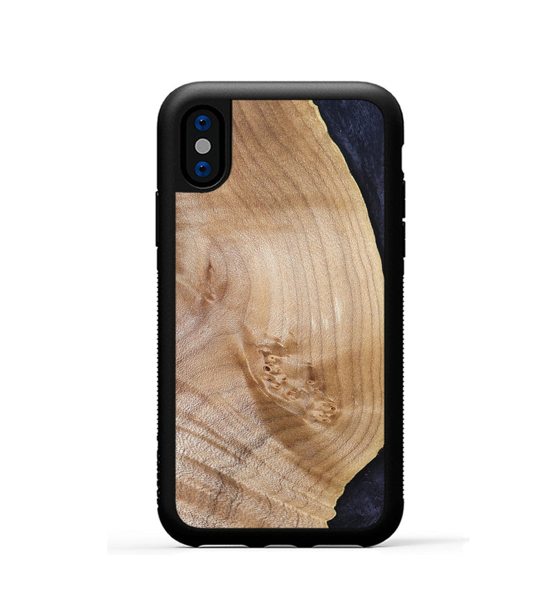 iPhone Xs Wood Phone Case - Eric (Wood Burl, 830818)