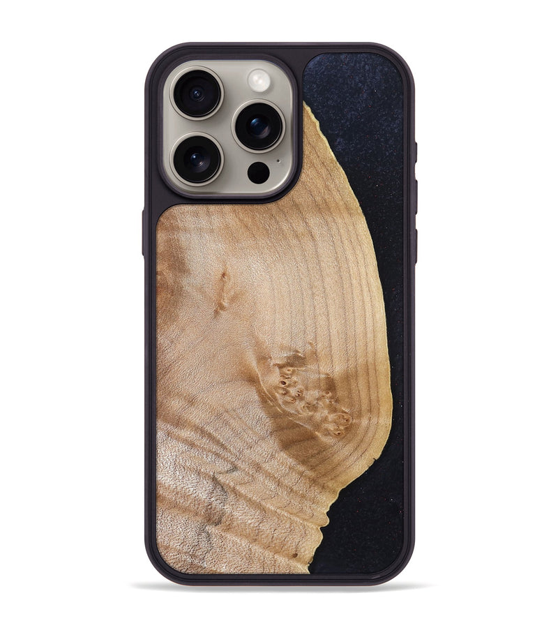 iPhone 15 Pro Max Wood Phone Case - Sharla (Wood Burl, 830820)